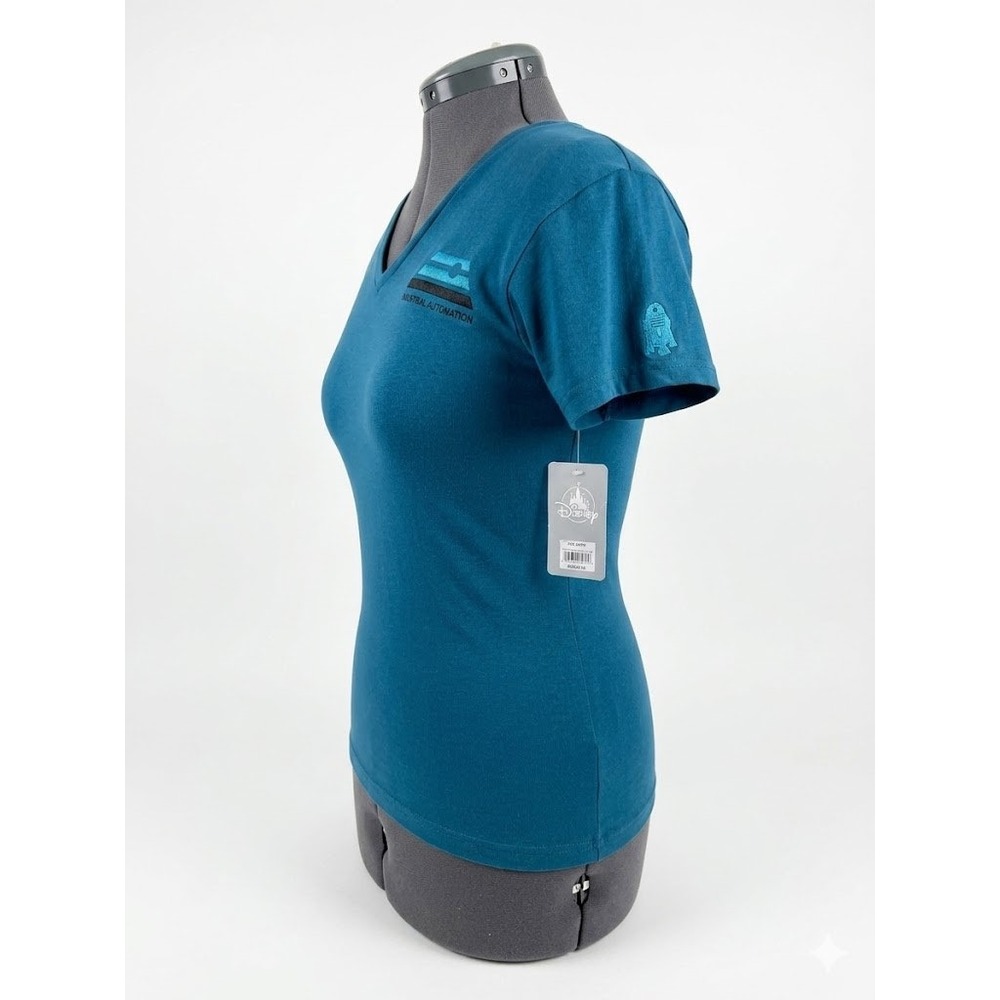 Disney D23 Expo Exclusive Star Wars Droid Galaxy's Edge Small Polo Shirt NWT - Picture 3 of 4